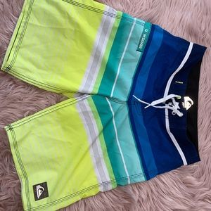 Multicolored bathing suit bottoms